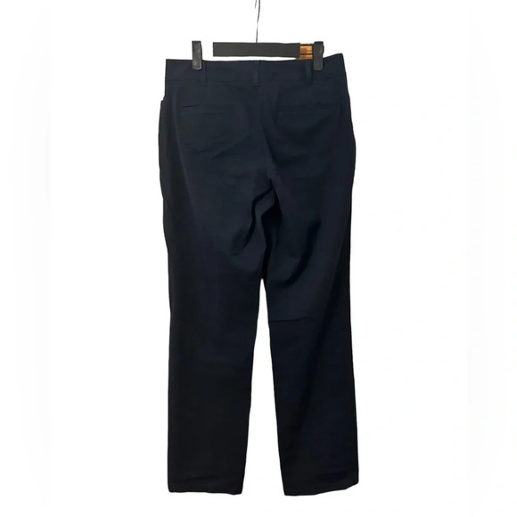 TALBOTS NAVY BLUE CURVY TROUSERS - Picture 2 of 4